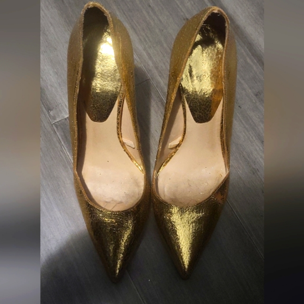 Gold Zara Pumps - Picture 2 of 6